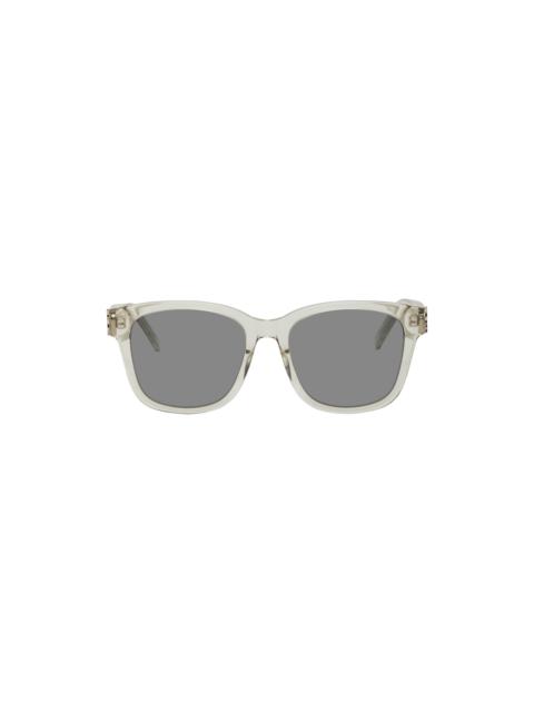 SAINT LAURENT Transparent SL M68 Sunglasses