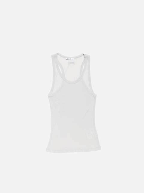 Acne Studios Thin ribbed tank top - Light grey