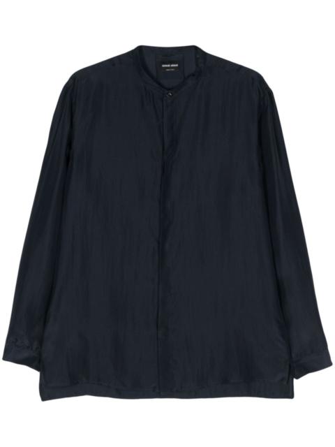 GIORGIO ARMANI long-sleeve silk shirt