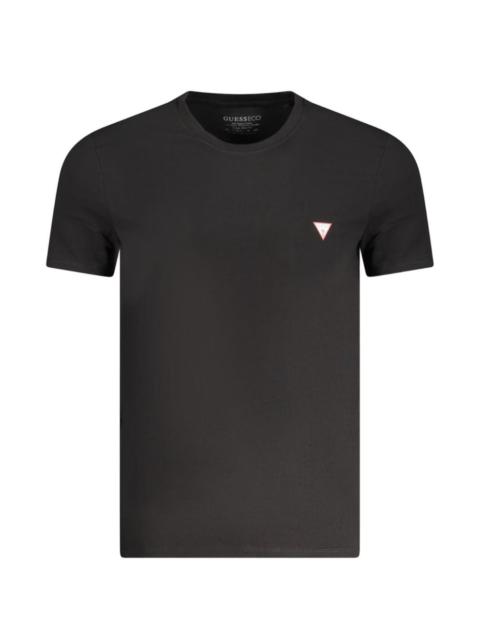 GUESS USA logo-patch crew-neck T-shirt
