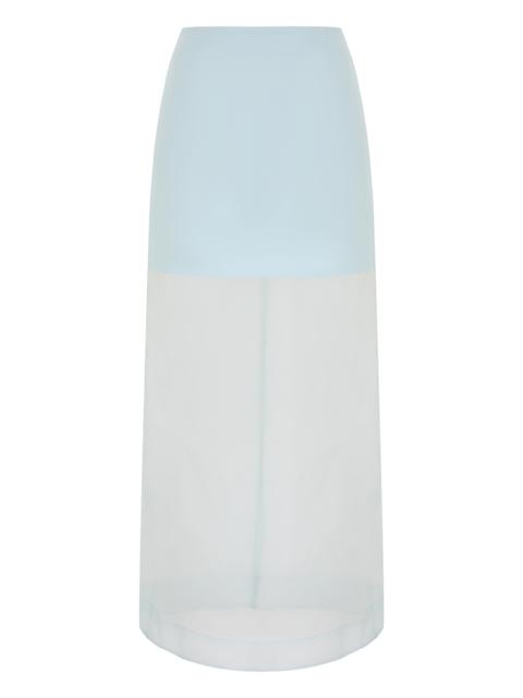 Zimmermann CRUSH LAYERED PENCIL SKIRT