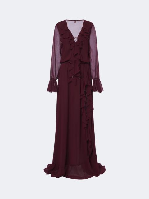 BANANHOT Bellen ruffled maxi dress