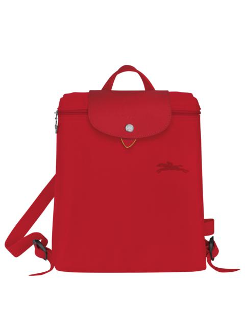 Longchamp Le Pliage Green M Backpack Tomato - Recycled canvas