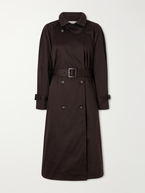 NOUR HAMMOUR Marchand Cotton-blend Trench Coat