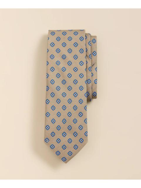 Brooks Brothers Cotton-Silk Square Flower Tie