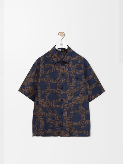 Loewe Short sleeve shirt in silk