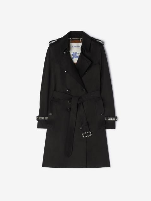 Burberry Mid-length Gabardine Kensington Trench Coat