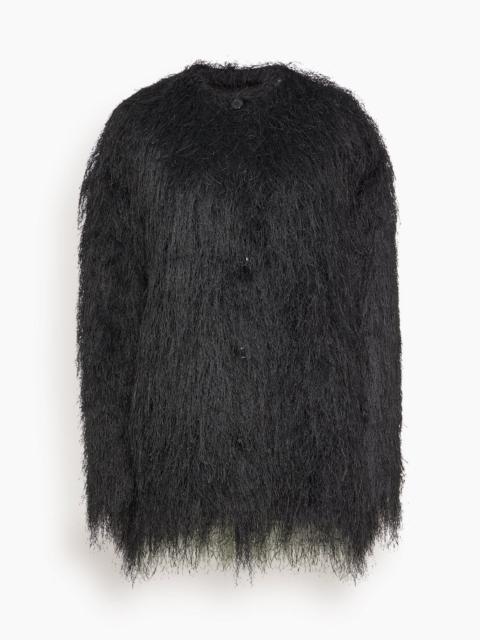 Loulou de Saison Filipo Oval-Shaped Jacket in Black