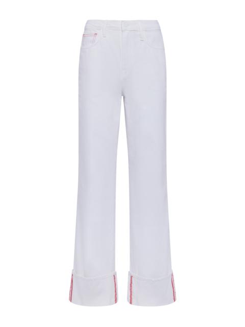 L'AGENCE Miley Cuffed Wide-Leg Jean