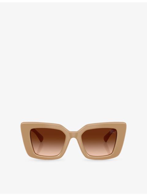 Burberry BE4476 Cat-Eye Acetate Sunglasses