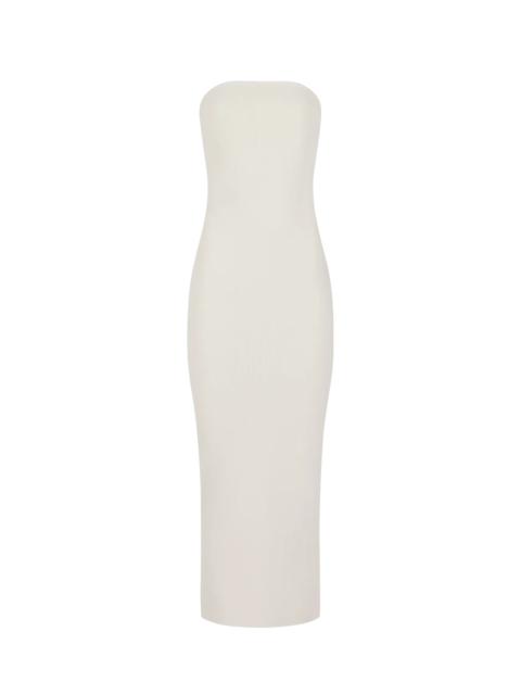 entire studios BANDEAU MIDI DRESS OFF WHITE