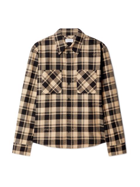 Off-White Check Flann Shirt