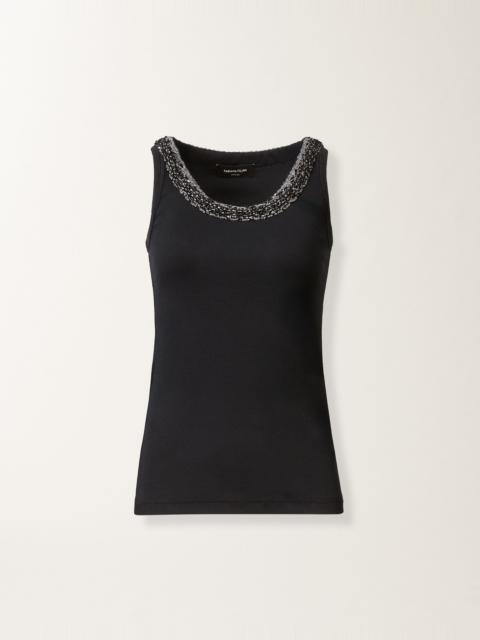 FABIANA FILIPPI Jersey tank top