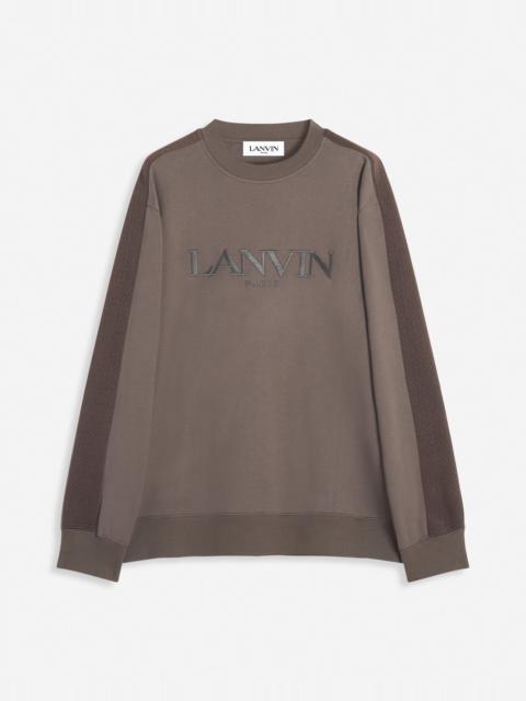 CURB SIDE LANVIN EMBROIDERED LOOSE-FITTING SWEATSHIRT