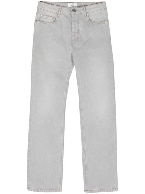 AMI Paris low-rise straight-leg jeans