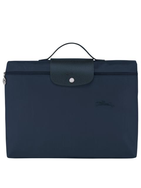 Longchamp Le Pliage Green S Briefcase Navy - Recycled canvas