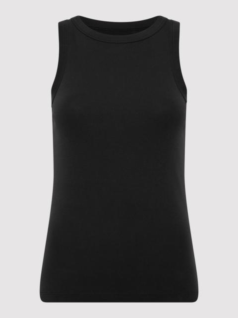 ST. AGNI Organic Cotton Bateau Tank - Jet Black