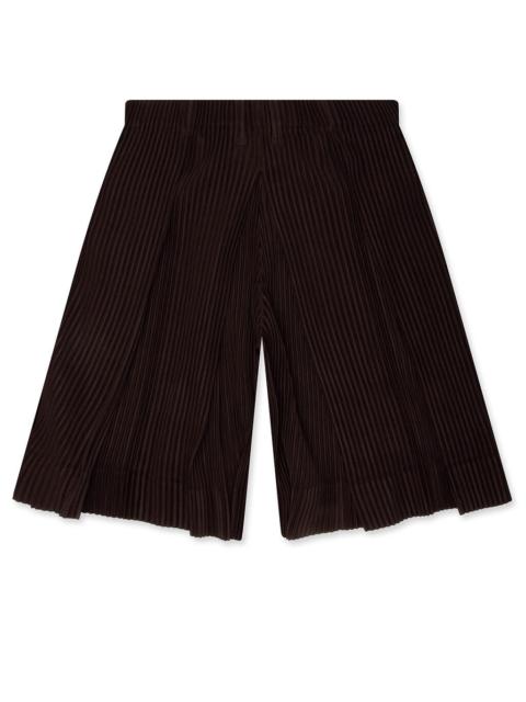 ISSEY MIYAKE TAILORED PLEATS 2 - EGGPLANT BLACK