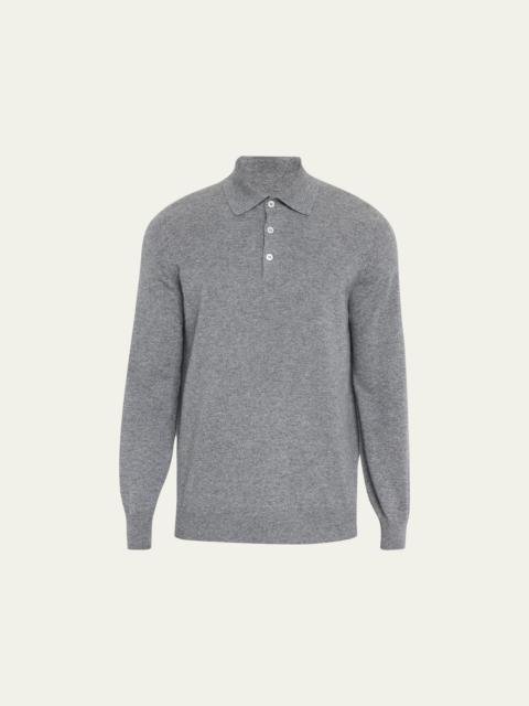 Men's Cashmere Polo Shirt