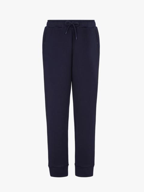 FENDI Blue jersey pants
