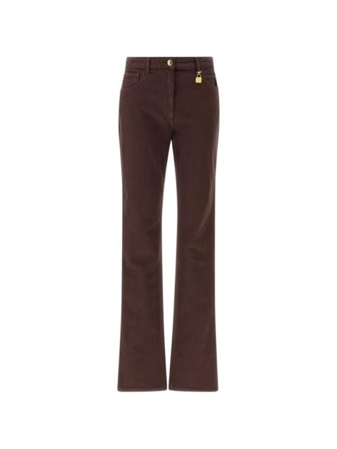 ELISABETTA FRANCHI padlock straight jeans