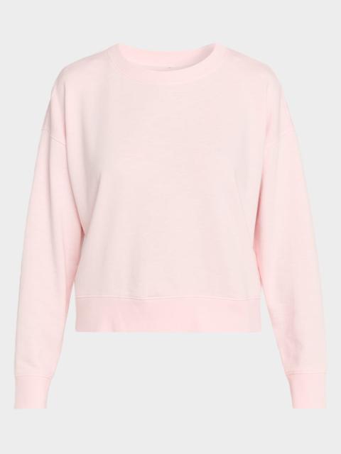 EILEEN FISHER Cropped Organic Cotton Terry Sweatshirt