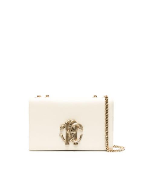Roberto Cavalli Mirror Snake leather shoulder bag