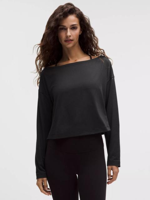 lululemon Softy Suedey Relaxed Boatneck Long-Sleeve Shirt