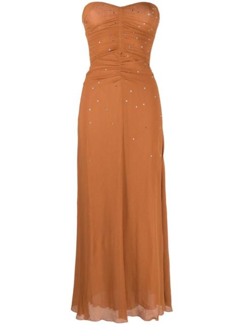 forte_forte crystal-embellished silk maxi dress