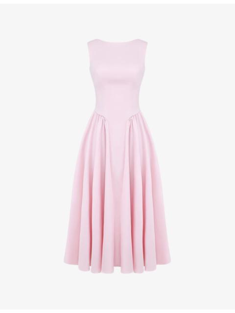 House of CB Cindy cut-out woven midi dress