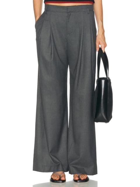 Enza Costa Low Rise Pleated Trouser