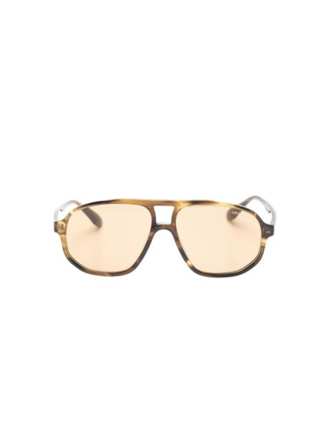 EMPORIO ARMANI geometric frame sunglasses