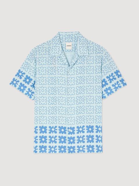 Sandro FLORAL MOTIF SHIRT
