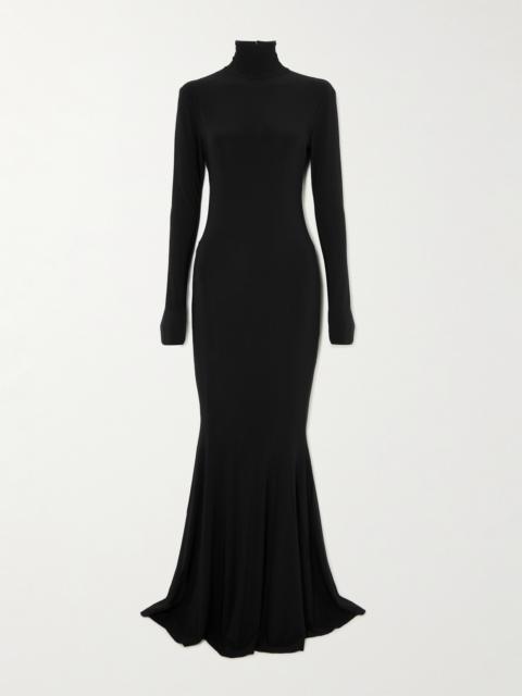 NORMA KAMALI Stretch-jersey Turtleneck Gown