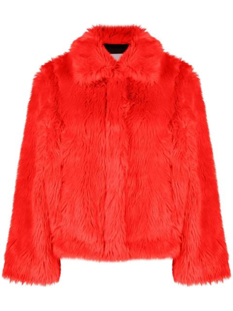 MSGM faux-fur jacket