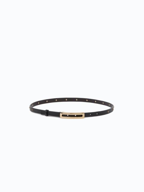 PINKO BELT WITH JEWEL STUDS, 1 CM