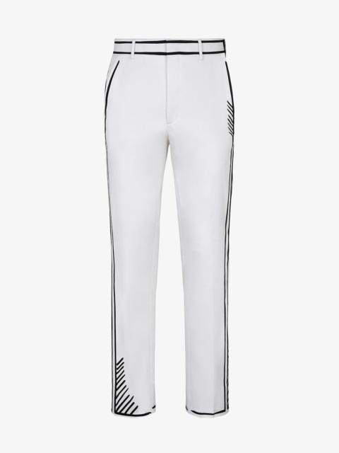 FENDI Fendi Roma Joshua Vides gabardine pants