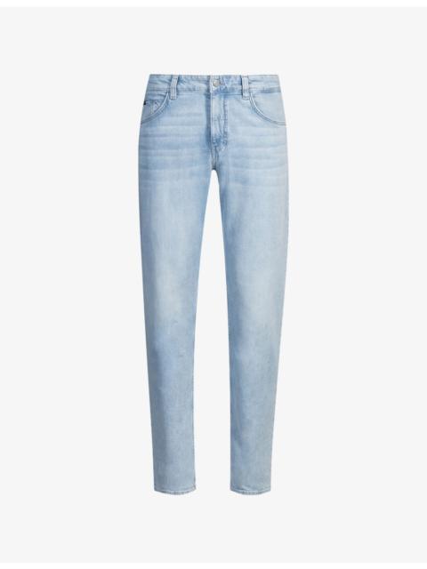 BOSS Business Leisure Straight-Leg Regular-Fit Stretch-Denim Jeans