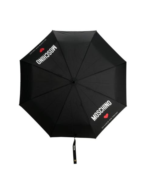 Moschino In Love We Trust compact umbrella