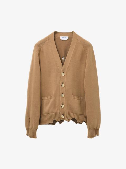 Alexander McQueen Distressed Skull Cardigan