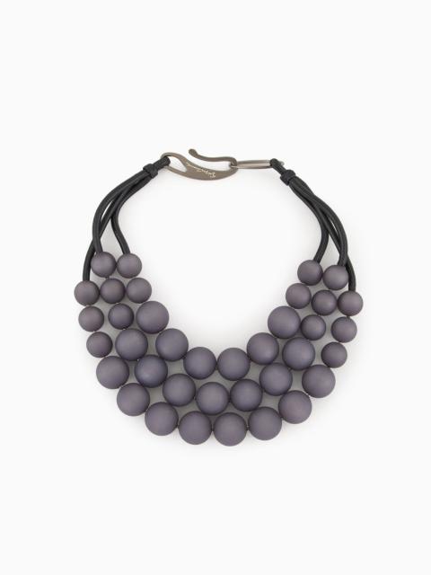 GIORGIO ARMANI Multistrand choker necklace with spheres