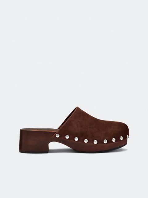SIMONMILLER Rio Wood Clog In Espresso