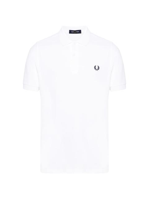 Fred Perry logo-embroidered piquÃ© polo shirt