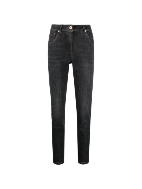 Brunello Cucinelli high-waisted skinny jeans