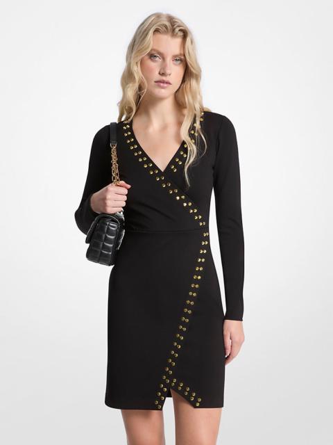 MICHAEL KORS Studded Wrap Dress