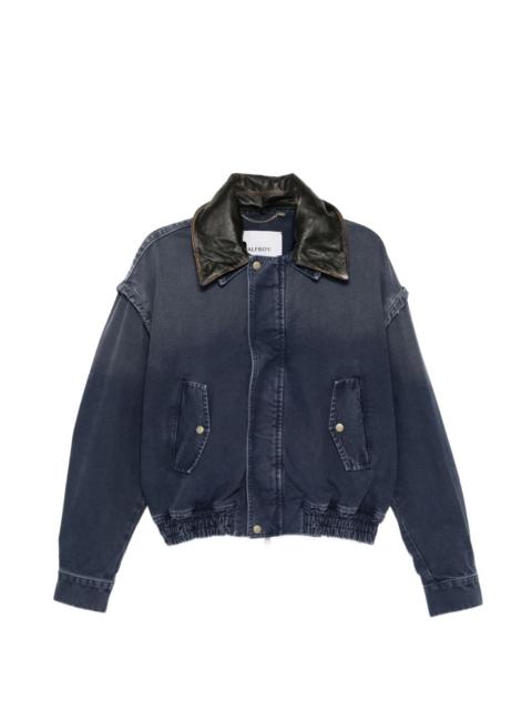 HALFBOY®️ denim bomber jacket