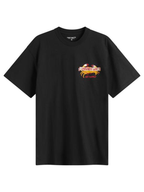 Carhartt WIP 카르하트 WIP 크레브 페인트 T 셔츠