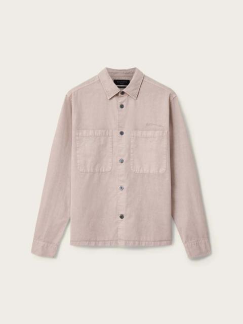 ALLSAINTS ROHDI LONG SLEEVE OVERSHIRT