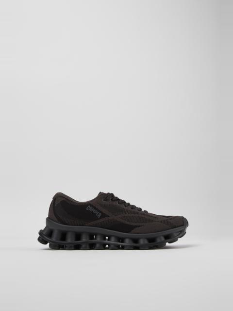 CAMPER Pelotissima Black and Gray Recycled PET and Engineered Materials Sneakers for Women.