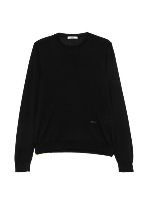 FENDI Fendi Logo-embroidered Sweater